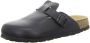 Natural Sense unisex pantoffels klomp leer zwart - Thumbnail 2