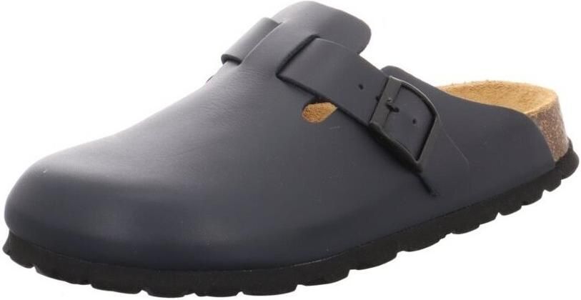 Natural Sense unisex pantoffels klomp leer Marino