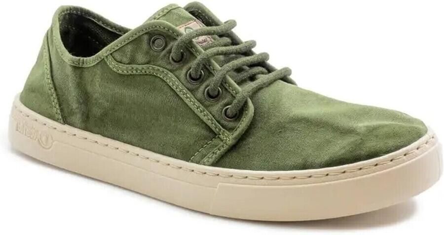 Natural World Old Snail Sneakers olijfgroen beige