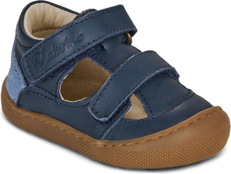 Naturino Kid's Irtys Nappa Suede Sandalen blauw bruin