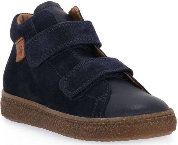 Naturino hoge 2 velcro's lederen sneakers Albus navy - Foto 3
