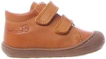 Naturino velcro effen lederen sneakers Cocoon okergeel