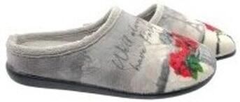 Neles Pantoffels Ir por casa señora 4310.685 gris