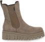 Nerogiardini Chelsea Laarzen met Dubbele Elastiek in Beige Suède Beige Dames - Thumbnail 5