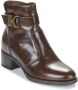 Nerogiardini Leren Enkellaarzen Elegant Kwaliteit Stijl Brown Dames - Thumbnail 3