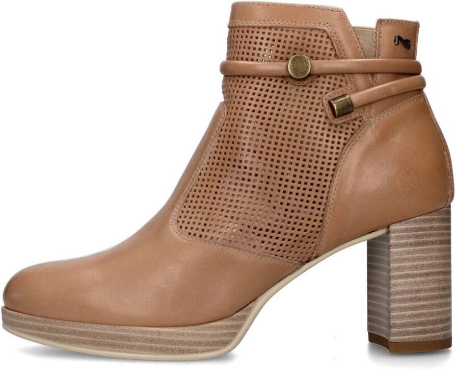 Nerogiardini Leren Enkellaarsjes met Ritssluiting voor Dames Brown Dames - Foto 2