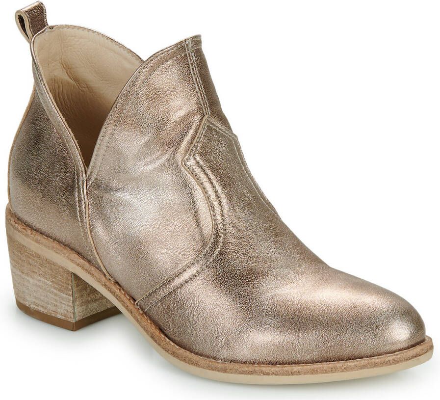 Nero Giardini -Dames goud enkellaarzen - Foto 2