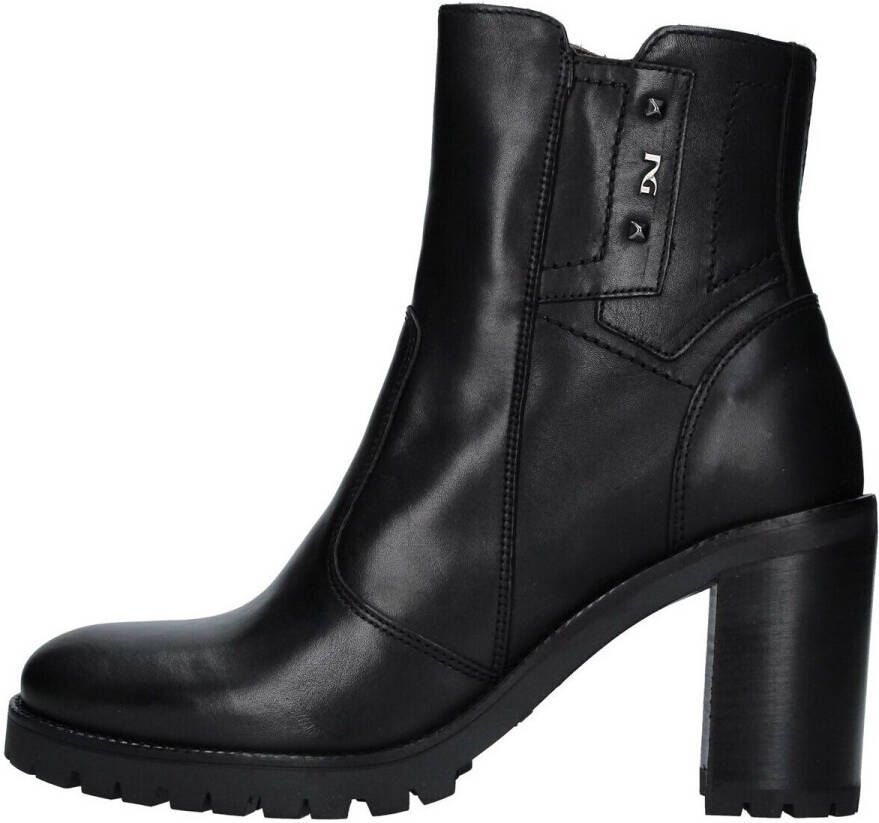 Nerogiardini Leren Enkellaarsjes met Ritssluiting voor Dames Zwart Dames - Foto 6