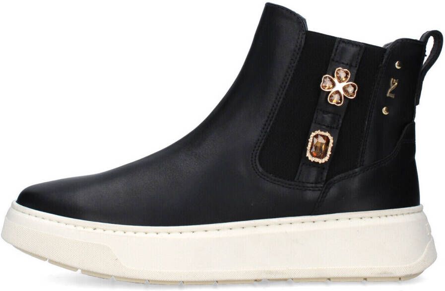 NeroGiardini Sneaker Black Glove Tr Gonzaga 8004 Beig Fashion Wear Vrouwen - Foto 5