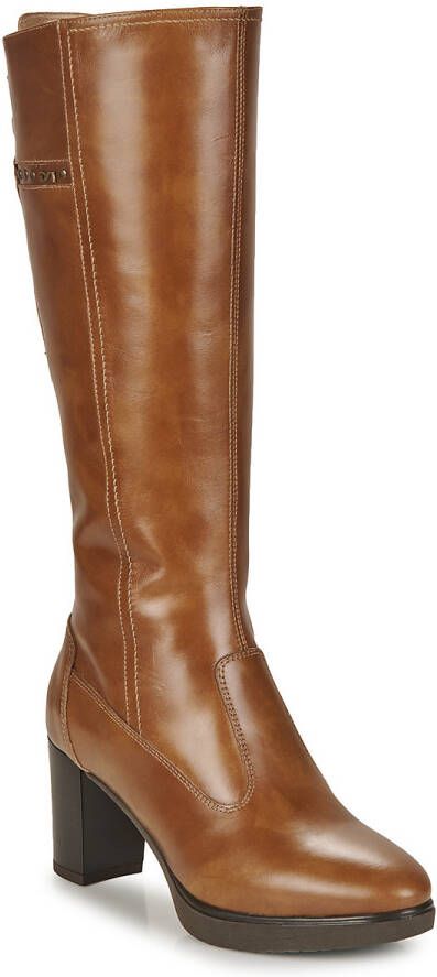 Nerogiardini Leren dameslaarzen met ritssluiting Brown Dames - Foto 2