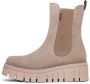 Nerogiardini Chelsea Laarzen met Dubbele Elastiek in Beige Suède Beige Dames - Thumbnail 3