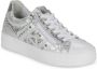 Nero Giardini 513010 Sneakers Leren Sneaker Dames Zilver - Thumbnail 3