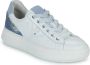 NeroGiardini Sneakers Cile Wit Velours Avio Blade Zilver Velours Fiord Streetwear Vrouwen - Thumbnail 2