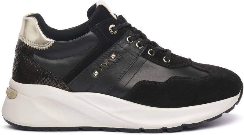 NeroGiardini Arold Velo Guanto Zwarte Sneakers T.Brill Platinum 6074 Turand Fashion Wear Vrouwen - Foto 3