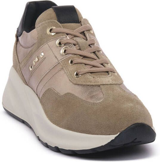 NeroGiardini Arold Lunare Sneaker Met Zwarte Handschoenen En Schitterend Platform Streetwear Vrouwen - Foto 4