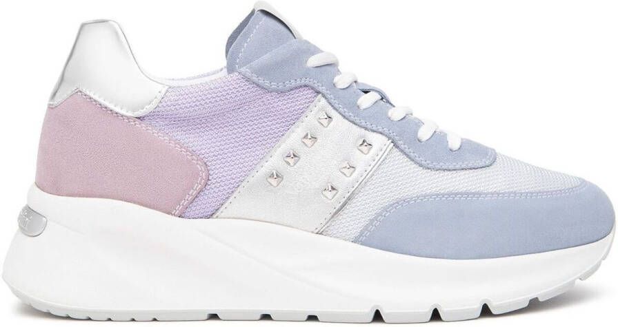 Nerogiardini Sneakers van suède en technisch materiaal - Foto 6