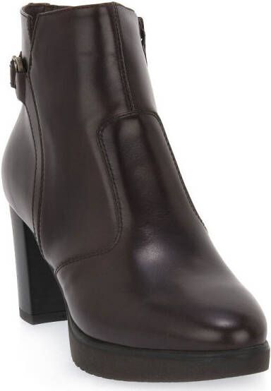 Nerogiardini Leren Enkellaarsjes met Ritssluiting voor Dames Brown Dames - Foto 2