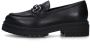 Nerogiardini Zwarte nmocassins met Zilveren Ketting Black - Thumbnail 14