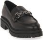 Nerogiardini Zwarte nmocassins met Zilveren Ketting Black - Thumbnail 3