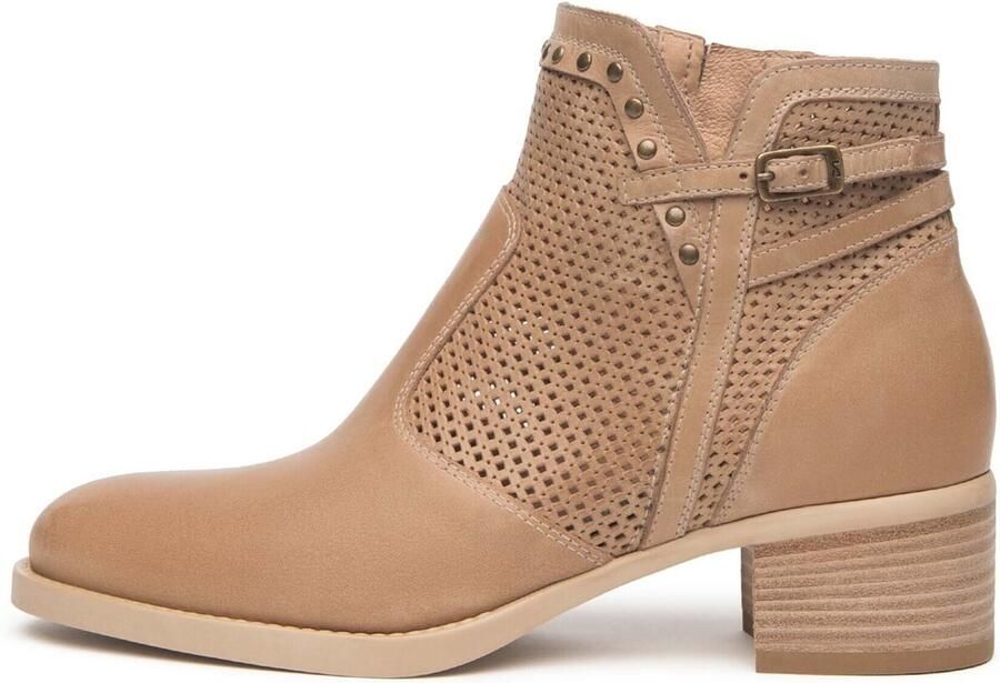 NeroGiardini Enkellaarzen Elba Tr Brescia 894 Natur