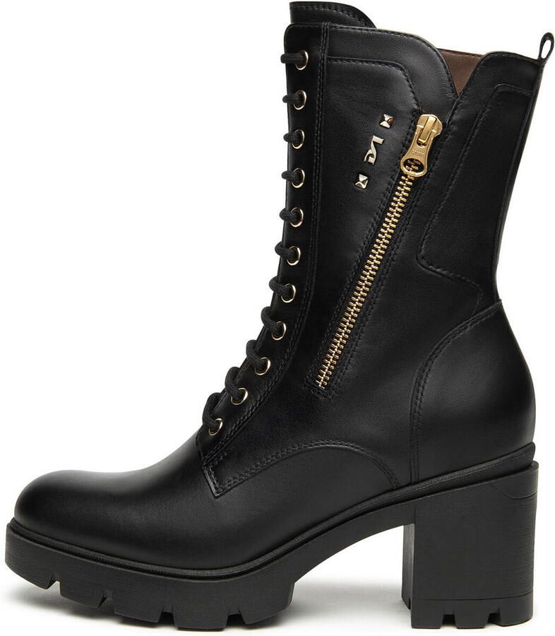 Nero Giardini I514881D Hoge sneakersVeterbootsDames veterschoenenDames sneakersHalf-hoge schoenen Zwart - Foto 4