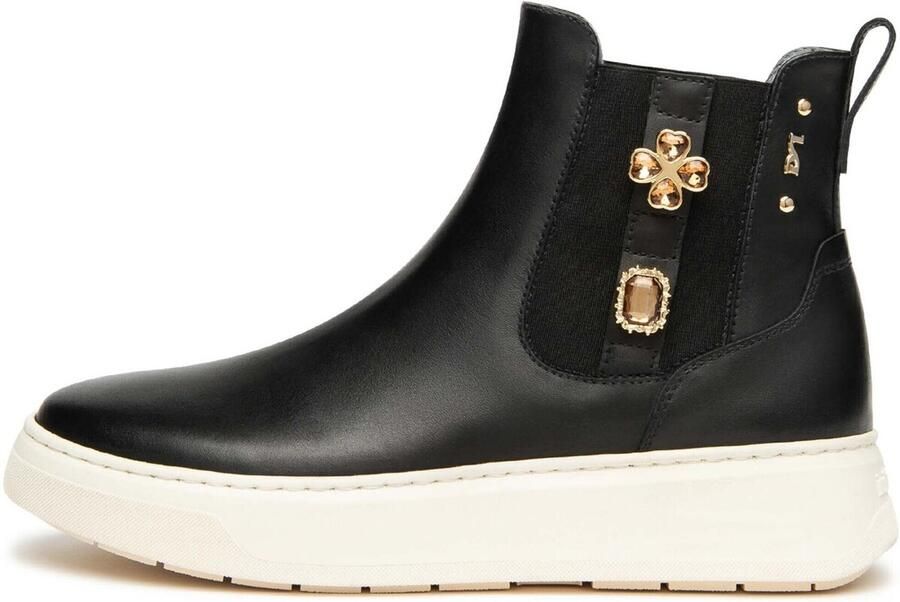 NeroGiardini Sneaker Guanto Nero Tr Gonzaga 8004 Beig Fashion Wear Vrouwen - Foto 5