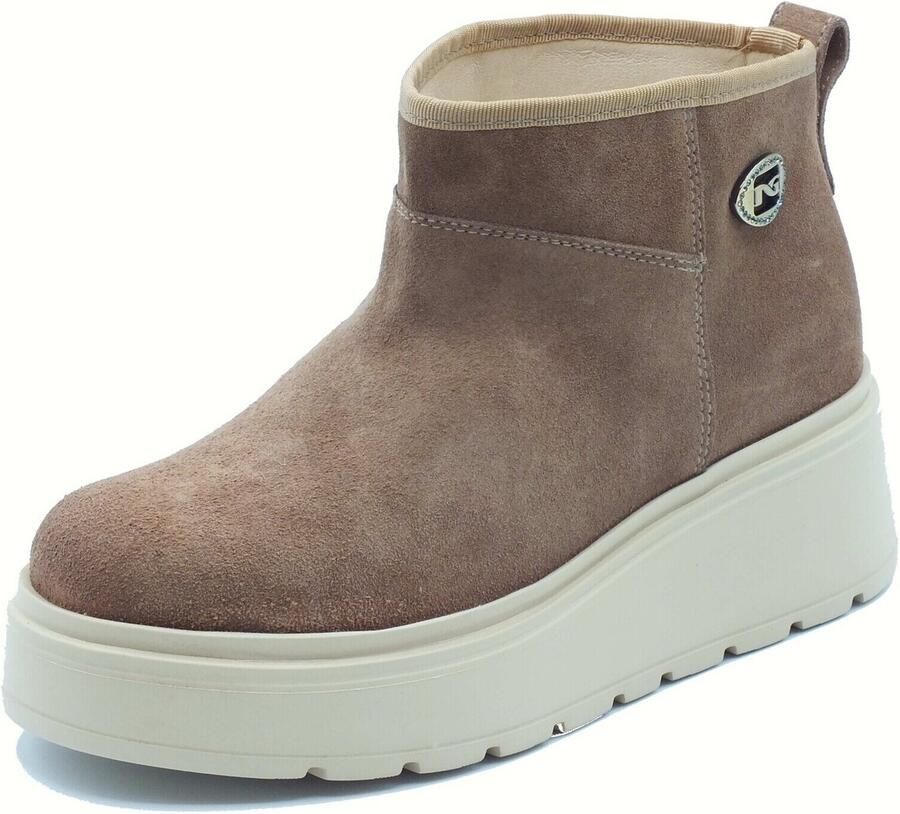 NeroGiardini Laarzen Velours Eva Gorga Crème + Ba Streetwear Vrouwen - Foto 2