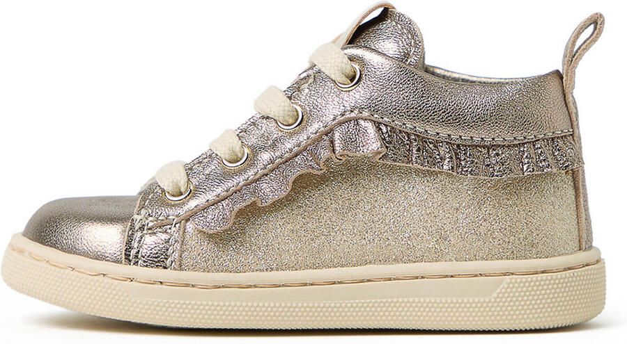 NeroGiardini Hoge Sneakers Etoile Sand T.Sirio Platino T.Brill Platino 6074 T