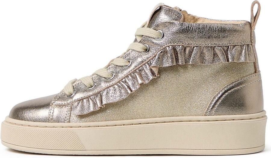 NeroGiardini Hoge Sneakers Etoile Sand T.Sirio Platino T.Brill Platino 6074 T