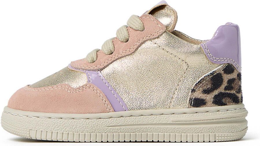 NeroGiardini Hoge Sneakers Velour Etoile Sand Miele T.Aida Leo +Iri T.Na