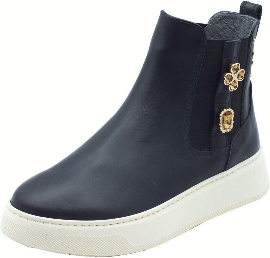 NeroGiardini Sneaker Black Glove Tr Gonzaga 8004 Beig Fashion Wear Vrouwen - Foto 4