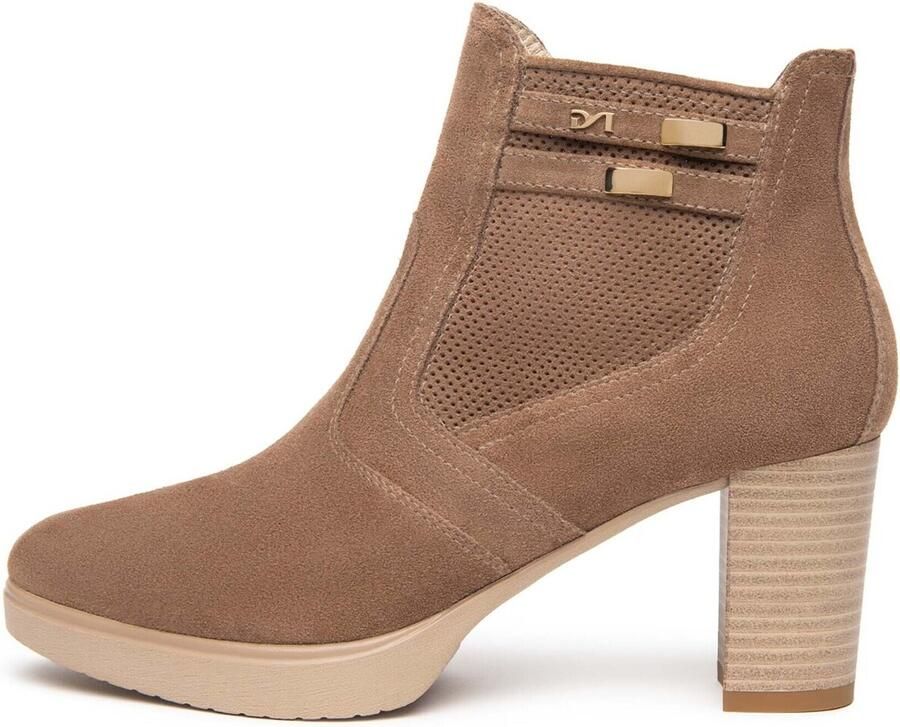 NeroGiardini Laarzen met hakken Velour Mou Velour Mou Pu.Lesina L16720 Bei