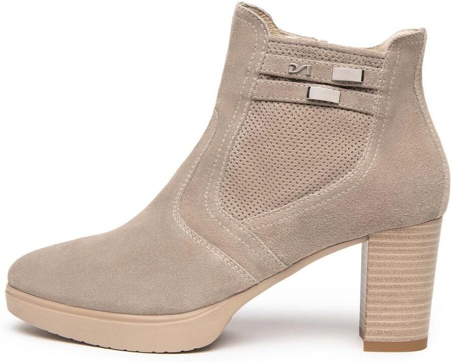 NeroGiardini Laarzen met hakken Velour Pu.Lesina L16720 Bei - Foto 3