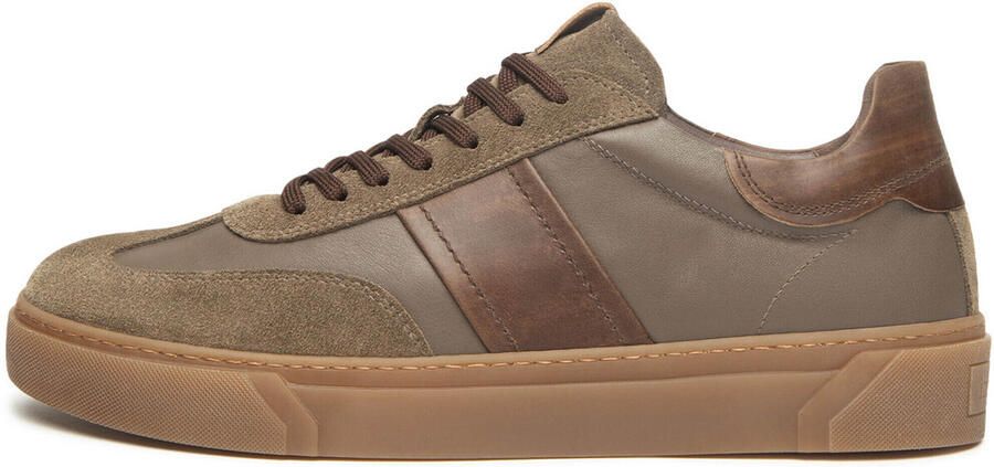 NeroGiardini Lage Sneakers Arold Sauvage Taupe Delavato Tr Iseo 1005 A