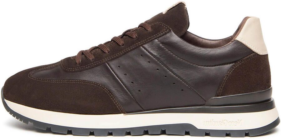 NeroGiardini Sneakers Arold Savana Bruin Sauvage Ivoor Tr Orvieto 9600 Streetwear Volwassen - Foto 5