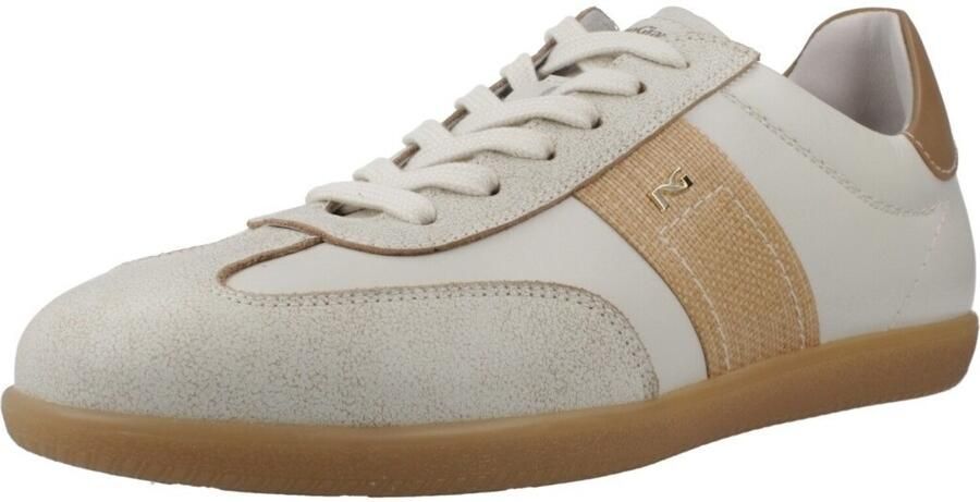 NeroGiardini Lage Sneakers Interceptor Velvet Osso 0100 T.Paglia Fresh 01 S N - Foto 8