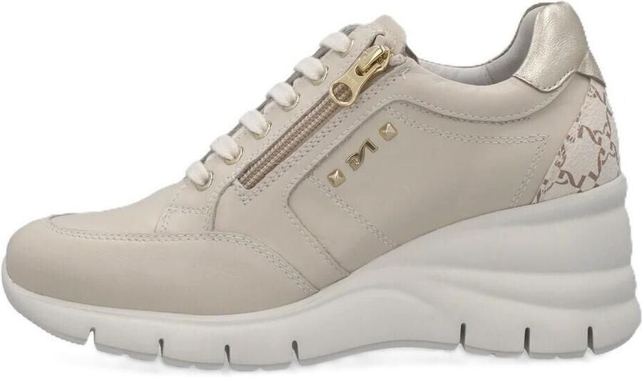 NeroGiardini Lage Sneakers Velvet 1039 T.Giove Noccio Etoile Miele Eva - Foto 4