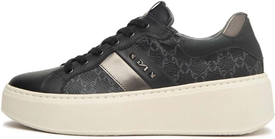 NeroGiardini Lage Sneakers Guanto T.Giove T.Brill Antracite Pu.G