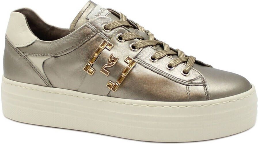 Nerogiardini Leren Damesneakers Stijlvol Comfort Brown Dames - Foto 3