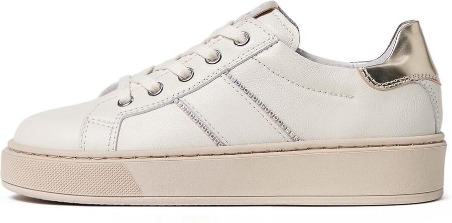 NeroGiardini Lage Sneakers Perseo T.Brill Platino 6074 Tr Delia Kiabi Gesso
