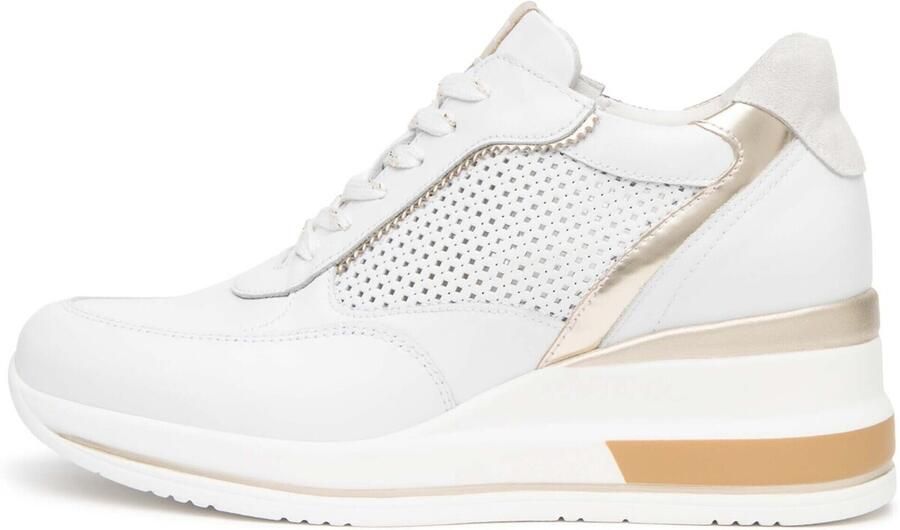 NeroGiardini Sneaker Skipper T.Brill Platino 6074 Velour Ne Fashion Wear Vrouwen - Foto 4