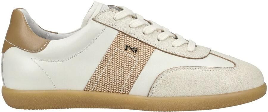 NeroGiardini Lage Sneakers Interceptor Velvet Osso 0100 T.Paglia Fresh 01 S N - Foto 10