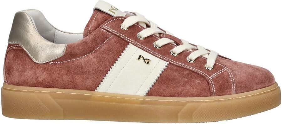 NeroGiardini Lage Sneakers Velour Velvet Osso 0100 Etoile Saturn Tr Mala