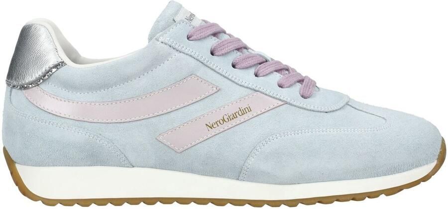 NeroGiardini Lage Sneakers Velour Nappa Pandora Proven Etoile T.Glitt