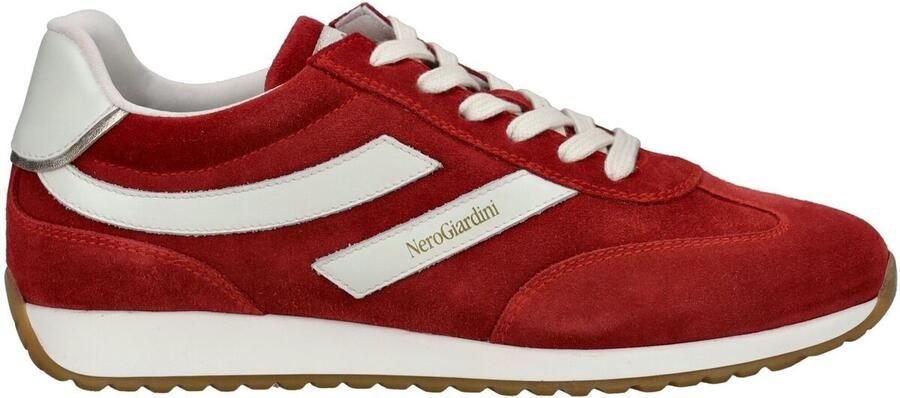 NeroGiardini Lage Sneakers Colorado Velvet Osso 0100 Etoile Miele Tr Este 979