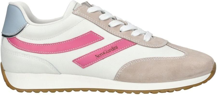 NeroGiardini Lage Sneakers Velour Femme Dollarino Nappa Pandora Ibis P