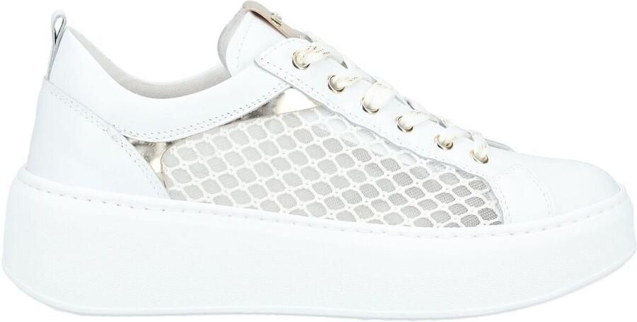 NeroGiardini Lage Sneakers Skipper T.Palladium Net Bian T.Brill Platino 6074