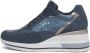 NeroGiardini Sneaker Velour 225 Etoile Jeans Nappa Pandora Blauw 69 T.Bri Streetwear Vrouwen - Thumbnail 2