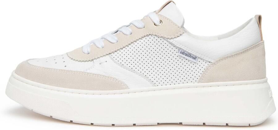NeroGiardini Sneakers Velour Cile Bianco Cile Bianco T.Brill Platino 607 Fashion Wear Vrouwen - Foto 2