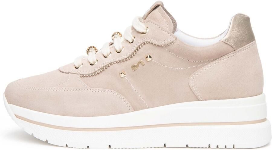 NeroGiardini Lage Sneakers Velour Col.Femmeetoile Col.Saturnt.Brill Col.Plati - Foto 2